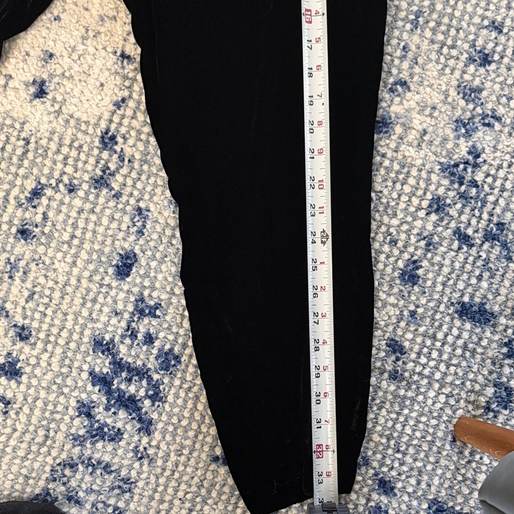 Eileen Fisher Women’s Large Petite Black Velvet Dress Pants - Picture 12 of 16